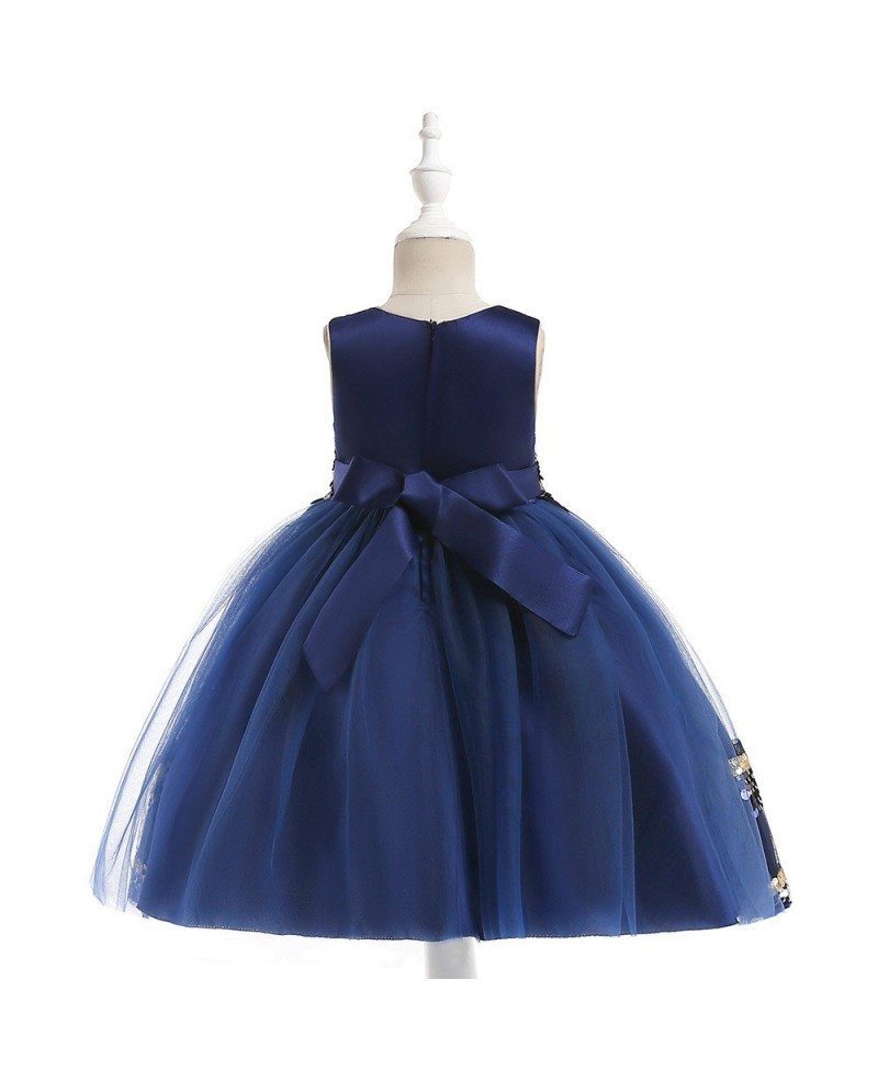 $30.49 Navy Blue Shinning Sequins Party Dress For Girls 6-12 Years # ...