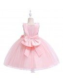 Red Tulle Ballgown Formal Party Dress For Girls Holidays