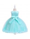 Bling Sequins Tutu Girls Party Dress Ballgown For 3-9 Years Children