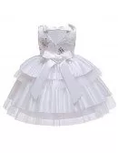 Red Tutu Cupcake Girl Party Dress With Stars For Childres 3-8