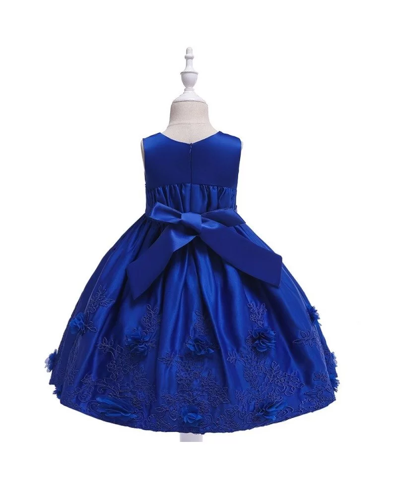 $33.89 Formal Girls Purple Holiday Party Dress With Flowers #MQ780 ...