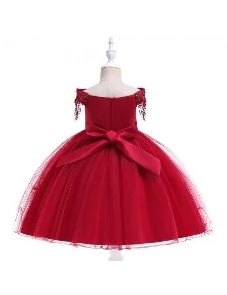 $33.89 Green Off Shoulder Lace Short Prom Dress For Girls Ages 6-12 ...