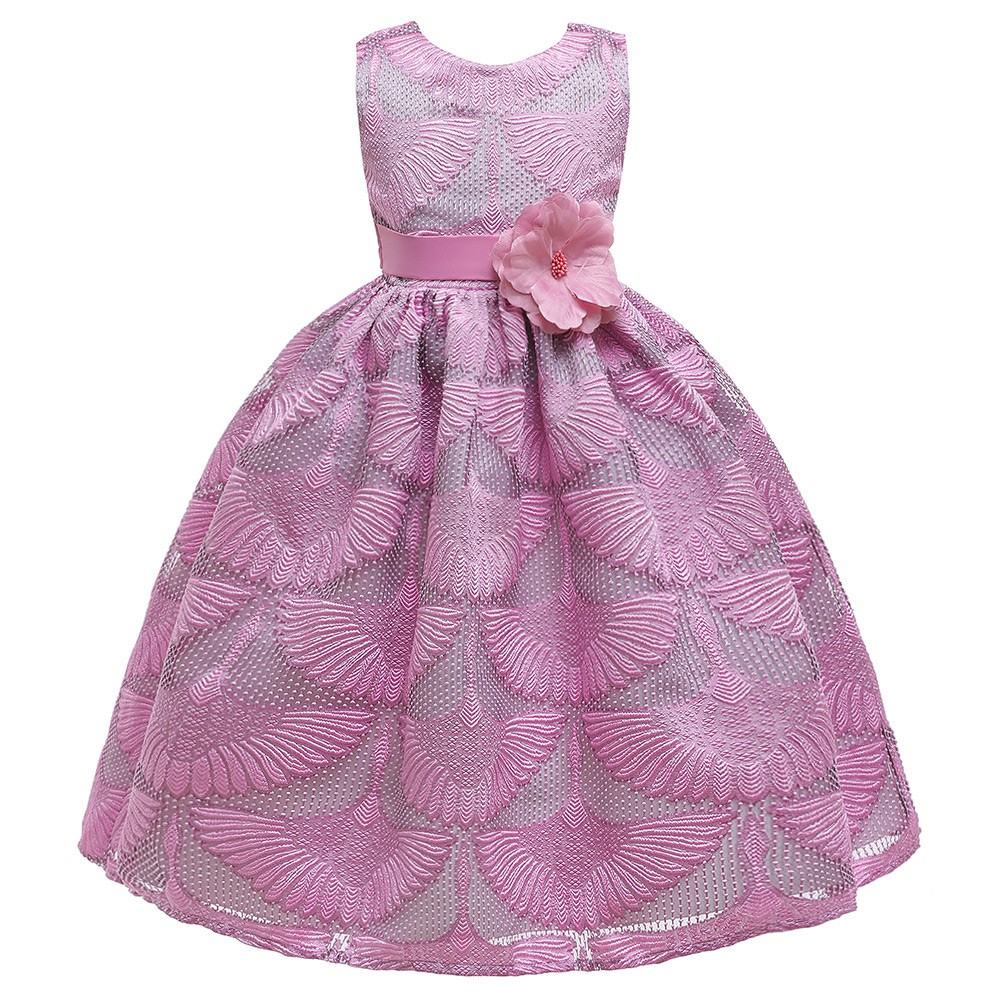formal gown girl special occasion dresses 7-16 Rare Editions Girls 7-16 Sleeveless Glitter Mesh Gown Dress