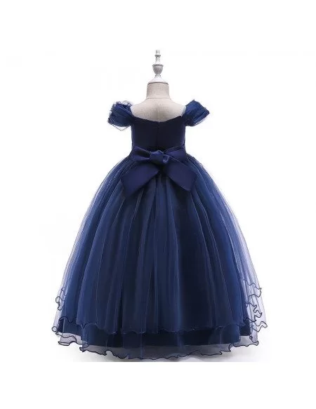 $38.89 Best Navy Blue Princess Ballgown Formal Dress With Appliques For ...