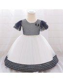 Cute Baby Girl Dresses With Puffy Sleeves For 1-2 Years Old