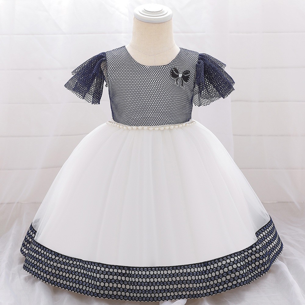 25.49 Cute Baby Girl Dresses With Puffy Sleeves For 12 Years Old 