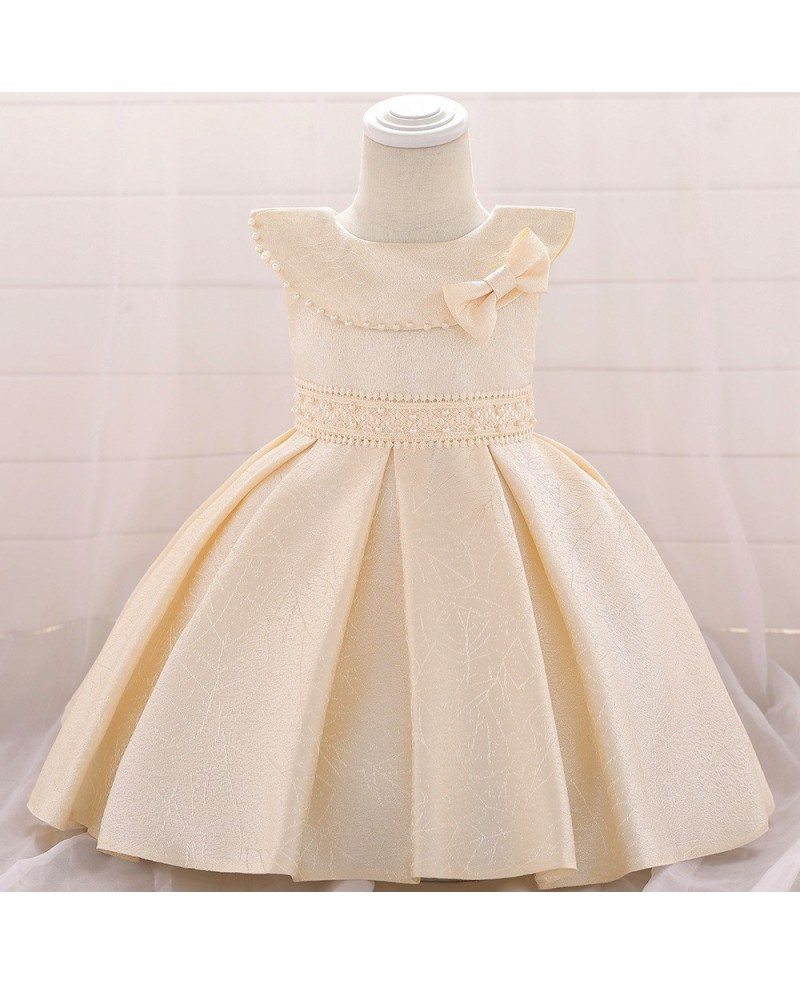 $26.49 Cute Pink Beaded Baby Girl Holiday Dresses For 3-6-9 Months # ...