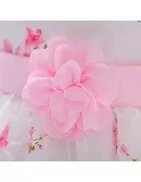 Pink Flowers Baby Girl Dress Easter For Little Girls