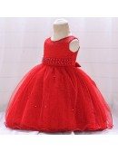 Champagne Ballgown Lace Baby Girl Dresses For One Two Years Old