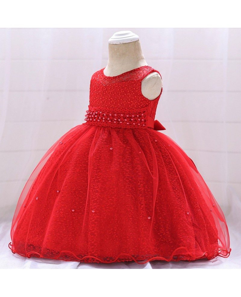 $26.49 Champagne Ballgown Lace Baby Girl Dresses For One Two Years Old ...