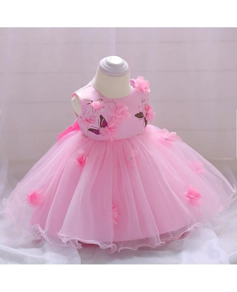 $24.49 Purple Flower Petals Baby Girl Formal Dresses Holiday Babies # ...
