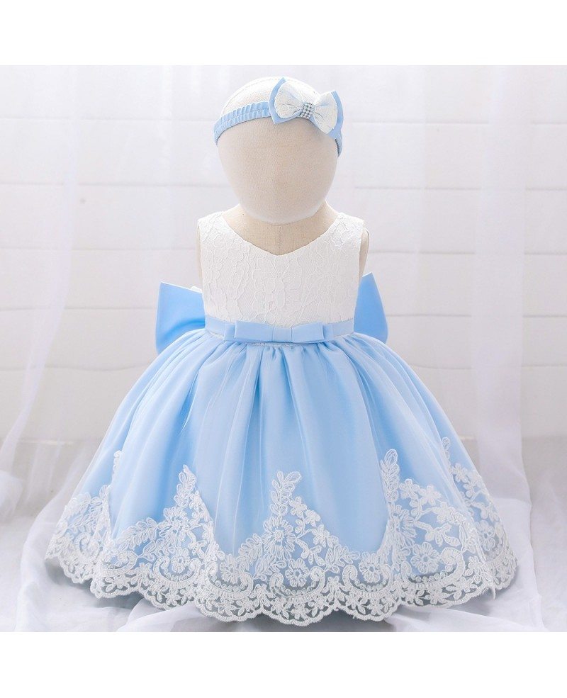 $26.49 Comfy Girls Ballgown Party Dress Blue For Babies 3-12 Months # ...