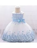 Pink Lace Super Cute Baby Girl Dress With Bow Sash For One Year Old