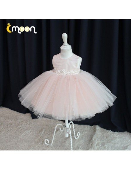 Lovely Pink Tulle Tutus Birthday Party Dress For Little Girls