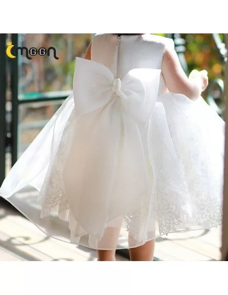 Beautiful Lace Tulle With Satin Flower Girl Dress With Jacket