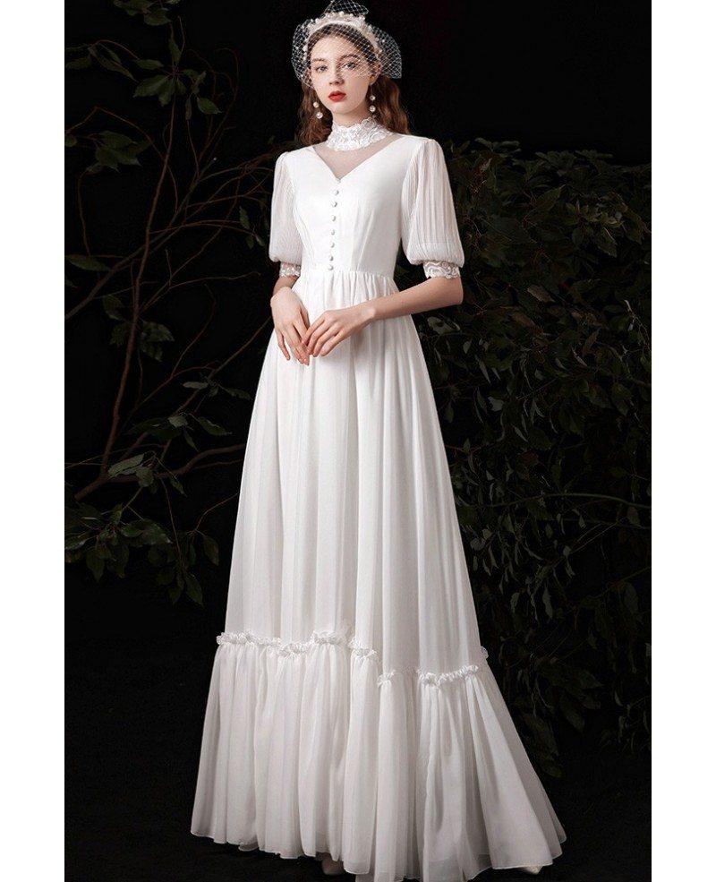  Lace High Collar Wedding Dress of the decade Learn more here 