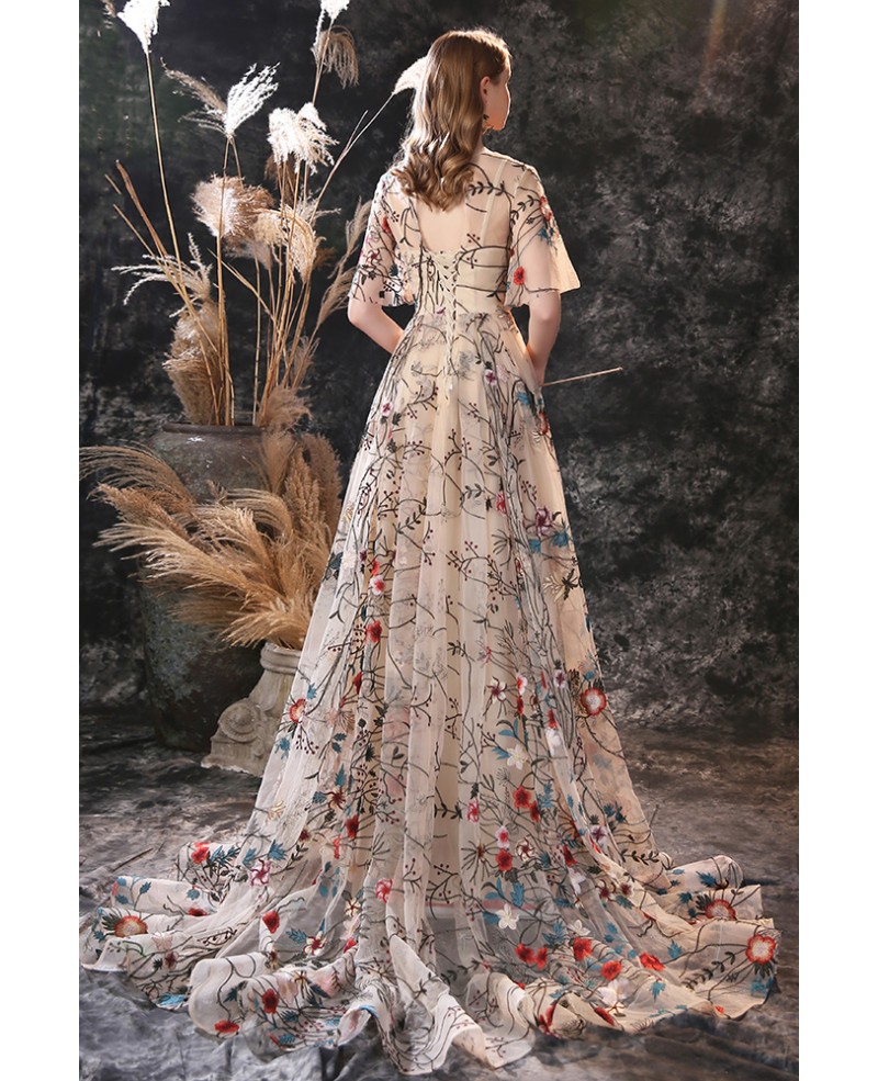 Unique Romantic Floral Embroidery Lace ...