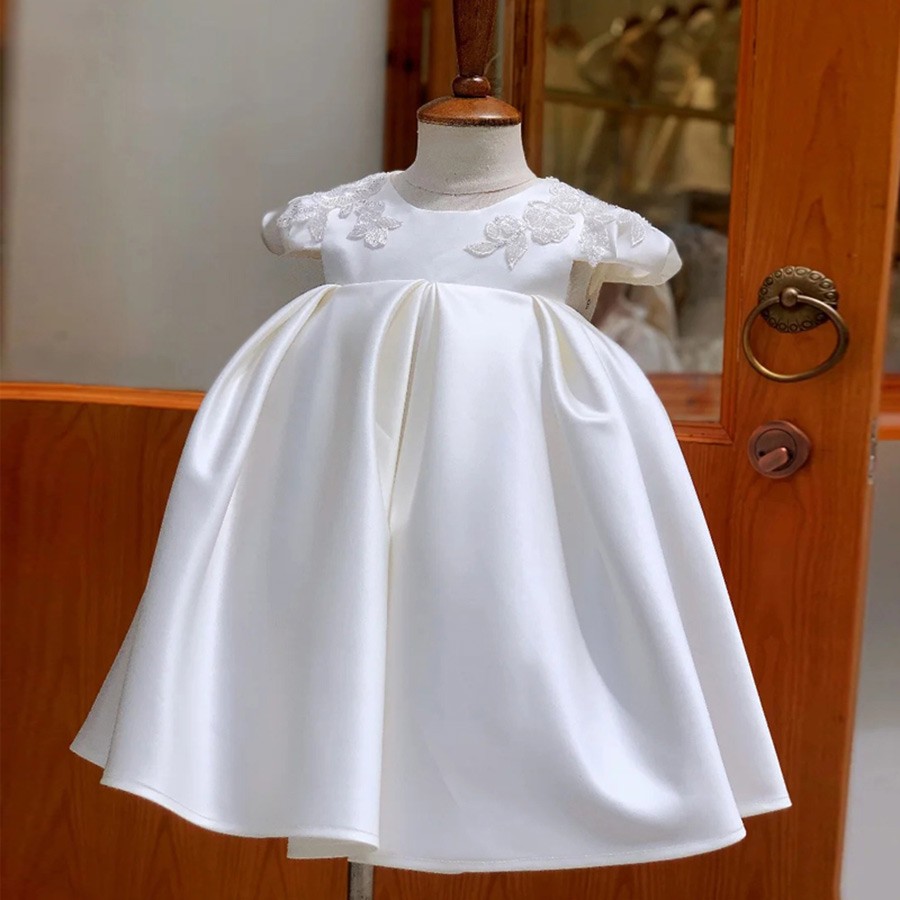 Simple baptism dress hotsell for baby girl