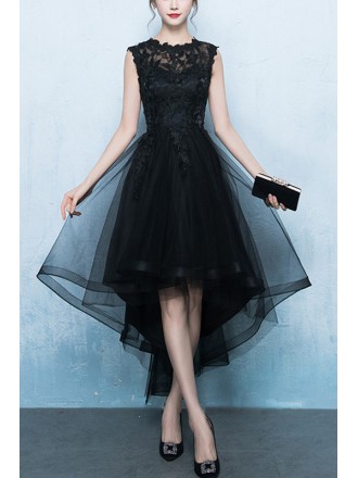 Gorgeous Lace And Tulle Party Dress Sleeveless