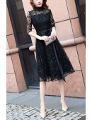 Aline Lace Turtle Neck Wedding Party Dress With Sash