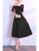 Trendy Simple Homecoming Party Dress With Short Sleeves