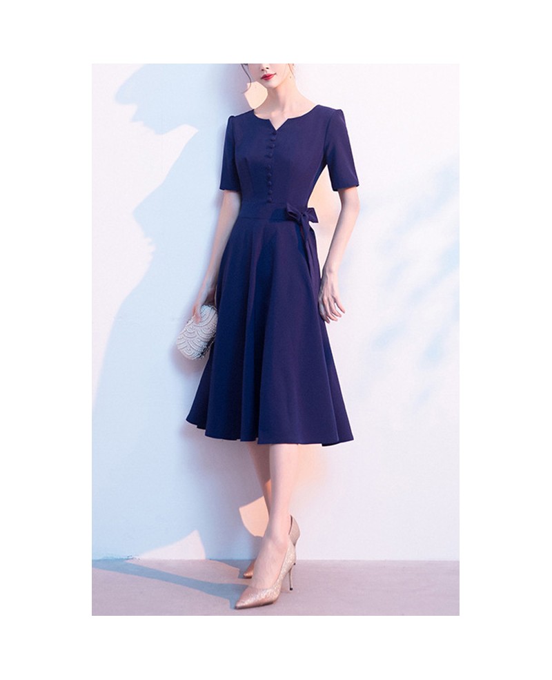 Buy Women Pink Solid Knee Length Formal Dress Online - 740040 | Van Heusen