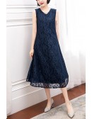 Natural Waist Lace Wedding Guest Dress Outfit With Jacket