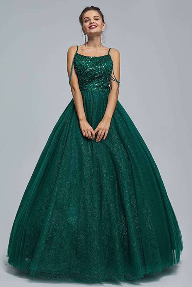 slim fit dress slacks Satin Halter Pleats Dark Green Formal Dresses main image 0