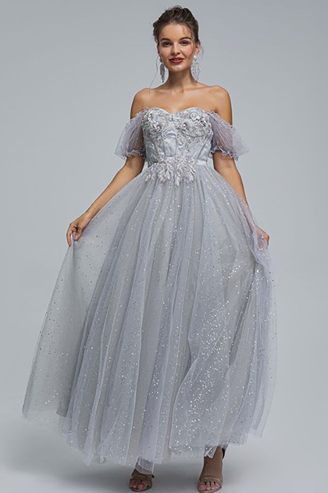 Sequin Grey Dress