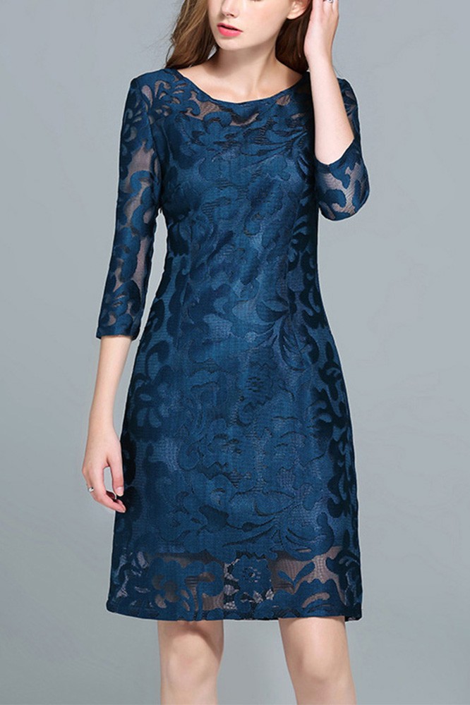 Ink Blue Strapless Pleats Long Wedding Guest Dress