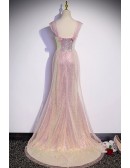 Sparkly Mermaid Long Prom Dress Off Shoulder