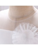 Baby Girls White Tulle Birthday Party Dress