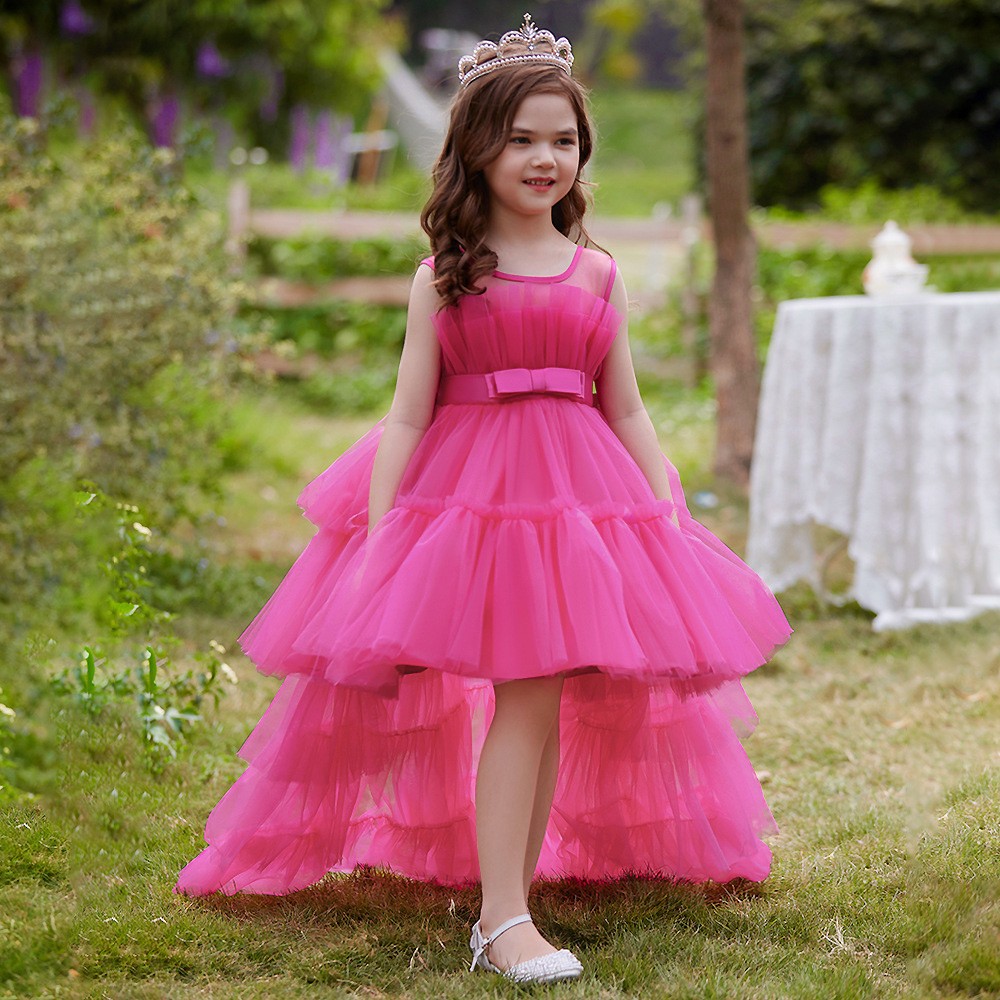 Simple Kids Party Dress GCHK141 main image 1
