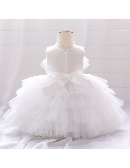 Baby Girls Tutus Party Dress with Sequined Bow