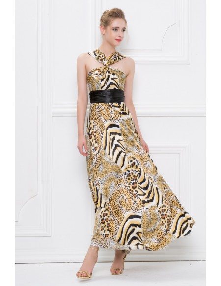 leopard print dress wedding guest