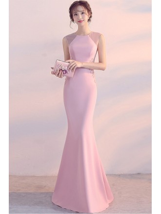 Gorgeous Slim Long Mermaid Evening Dress with Appliques
