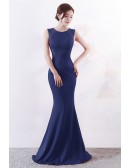 Classy Mermaid Formal Dress Sleeveless with Appliques