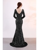 Sparkly Sexy Vneck Formal Dress with Split Front