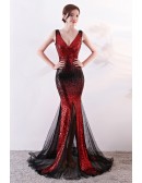 Sequins And Tulle Mermaid Special Occasion Dress