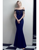 Bodycon Fitted Mermaid Evening Dress with Sequined Tassels