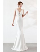 Sexy Vneck Sequined Mermaid Formal Dress