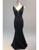 Sexy Vneck Sequined Mermaid Formal Dress