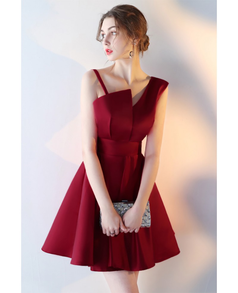 Asymmetrical homecoming cheap dresses