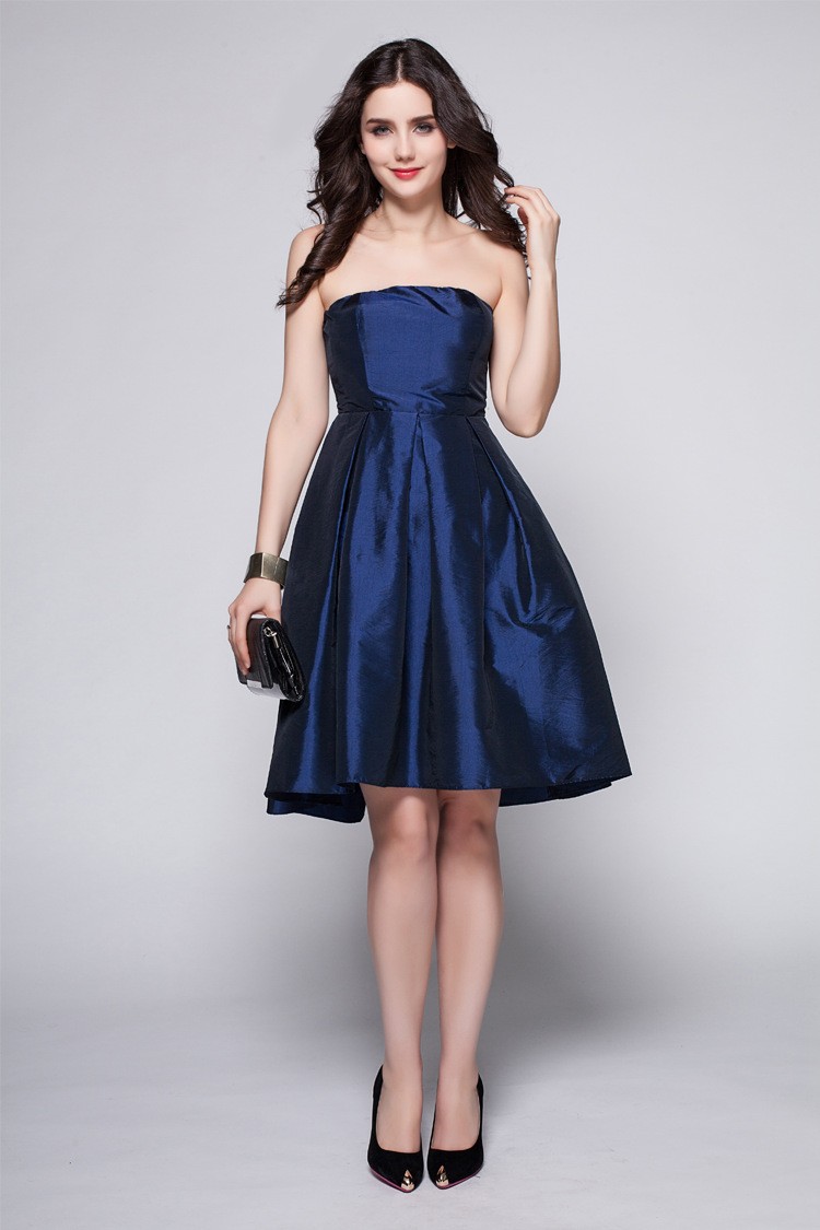 Simple Elegant Scoop Taffeta Bridesmaid Wedding Party Dress #DK246 $58. ...