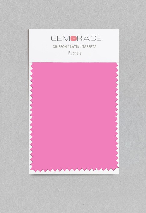 Felisha Color Fuchsia Color in Satin Fabric