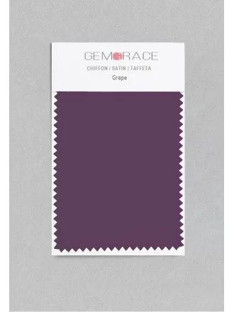Grape Color in Satin Fabric