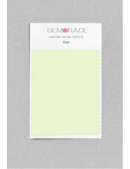 Sage Color in Satin Fabric