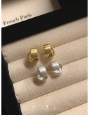 Minimalist Geometric Art Gold Silver Color Earrings