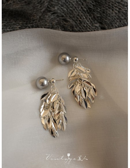 Sparkling Tassel Long Earrings
