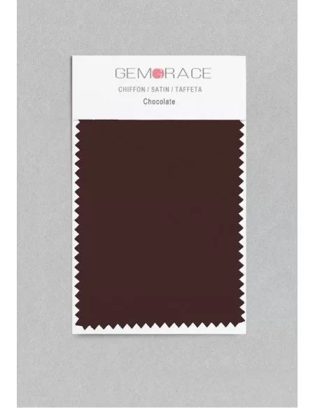 Chocolate Color in Satin Fabric